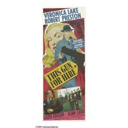 This Gun For Hire (Paramount, 1942). Insert (14  X 36 ) This Gun For Hire (Paramount, 1942).