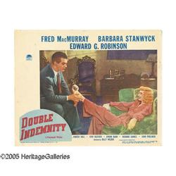 Double Indemnity (Paramount, 1944). Lobby Card (11" X 1 Double Indemnity (Paramount, 1944).