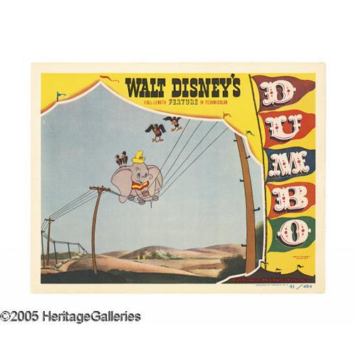 Dumbo Rko Dumbo (RKO, 1941). Lobby Card (11