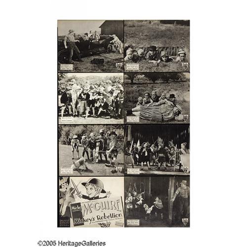 Mickey's Rebellion (RKO, 1931). Lobby Card Set of 8 (11 Mickey's ...
