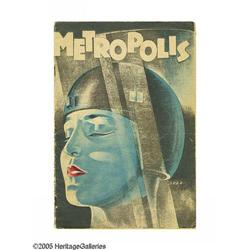 Metropolis (UFA, 1927). Program (Multiple Pages). Fritz Metropolis (UFA, 1927).