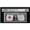 Image 1 : 1928 $1 Legal Tender Note Fr.1500 PMG Choice Uncirculated 64EPQ