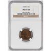 Image 1 : 1929-D Lincoln Wheat Cent Coin NGC MS65RB