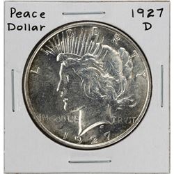1927-D $1 Peace Silver  Dollar Coin