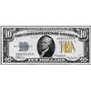 Image 1 : 1934A $10 North Africa WWII Emergency Issue Silver Certificate Note