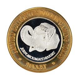.999 Fine Silver John Ascuaga's Nugget Sparks, NV $10 Limited Edition Gaming Token