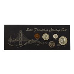 1954-1955 San Francisco Mint Closing Coin Set