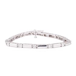 14KT White Gold 2.01 ctw Diamond Bracelet