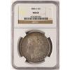 Image 1 : 1880-S $1 Morgan Silver Dollar Coin NGC MS65 Nice Reverse Toning