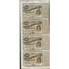 Image 1 : Uncut Sheet of (4) State of Louisiana Baby Bond Obsolete Notes