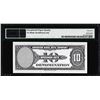 Image 2 : 1929 10 Unit American Bank Note Co. "Test Note" PMG Gem Uncirculated 65EPQ