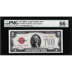 1928G $2 Legal Tender Note Fr.1508 PMG Gem Uncirculated 66EPQ