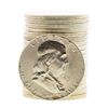 Image 1 : Roll of (20) Brilliant Uncirculated 1961 Franklin Half Dollar Coins
