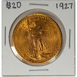 1927 $20 St. Gaudens Double Eagle Gold Coin