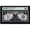Image 1 : 1899 $1 Black Eagle Silver Certificate Note Fr.235 PMG Very Fine 30EPQ