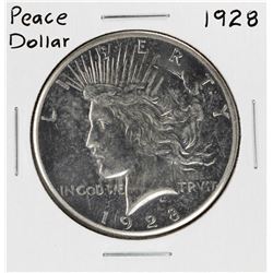 1928 $1 Peace Silver Dollar Coin