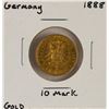 Image 1 : 1888 Germany 10 Marks Gold Coin
