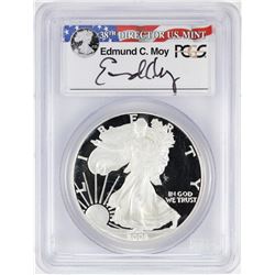 2006-W $1 American Silver Eagle Proof Coin PCGS PR69DCAM W/Edmund C. Moy Signature