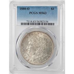 1880-O $1 Morgan Silver Dollar Coin PCGS MS63