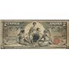 Image 1 : 1896 $2 Educational Silver Certificate Note