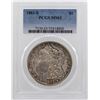 Image 1 : 1881-S $1 Morgan Silver Dollar Coin PCGS MS63 NICE TONING