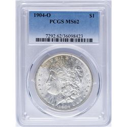1904-O $1 Morgan Silver Dollar Coin PCGS MS62