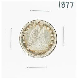 1877 Seated Liberty Quarter Coin