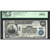 Image 1 : 1902 PB $10 Washington, PA CH# 586 National Currency Note PCGS Extremely Fine 40PPQ