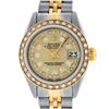 Image 1 : Rolex Ladies Two Tone 14K Champagne String Diamond Datejust Wristwatch