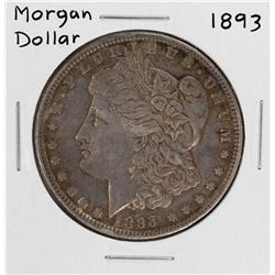1893 $1 Morgan Silver Dollar Coin