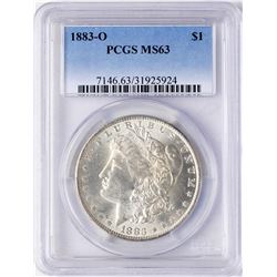 1883-O $1 Morgan Silver Dollar Coin PCGS MS63