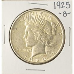 1925-S $1 Peace Silver Dollar Coin