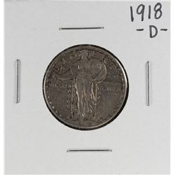 1918-D Standing Liberty Quarter Coin