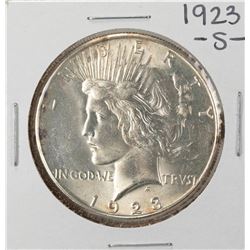 1923-S $1 Peace Silver Dollar Coin