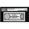 Image 2 : 1929 10 Unit American Bank Note Co. "Test Note" PMG Gem Uncirculated 65EPQ