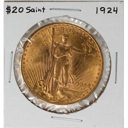 1924 $20 Saint Gaudens Double Eagle Gold Coin