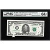 Image 1 : 1995 $5 Federal Reserve Note Printed Tear ERROR PMG Choice Uncirculated 64EPQ