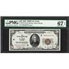 Image 1 : 1929 $20 Federal Reserve Note St. Louis Fr.1870-H PMG Superb Gem Unc 67EPQ