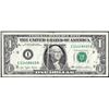 Image 1 : 1977 $1 Federal Reserve Note Gutter Fold ERROR