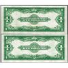 Image 2 : Lot of (2) 1923 $1 Silver Certificate Notes