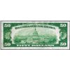 Image 2 : 1928 $50 Gold Certificate Note