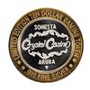 Image 1 : .999 Silver Crystal Casino Aruba $10 Casino Limited Edition Gaming Token