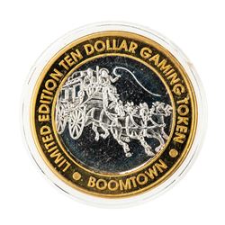 .999 Fine Silver Boomtown Verdi, Nevada $10 Limited Edition Gaming Token