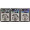 Image 2 : THREE PCS. 2016 AMERICAN SILVER EAGLES