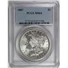 Image 3 : 1887 MORGAN SILVER DOLLAR