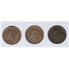 Image 1 : 1849, 1851, AND 1854 U.S. LARGE CENTS