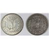 Image 2 : (2) MORGAN SILVER DOLLARS