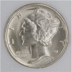 1919-D MERCURY DIME
