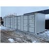 Image 1 : BRAND NEW 40FT STORAGE SHIPPING CONTAINER WITH 4 SIDE DOORS AND 1 REAR DOOR, 9'6" TALL