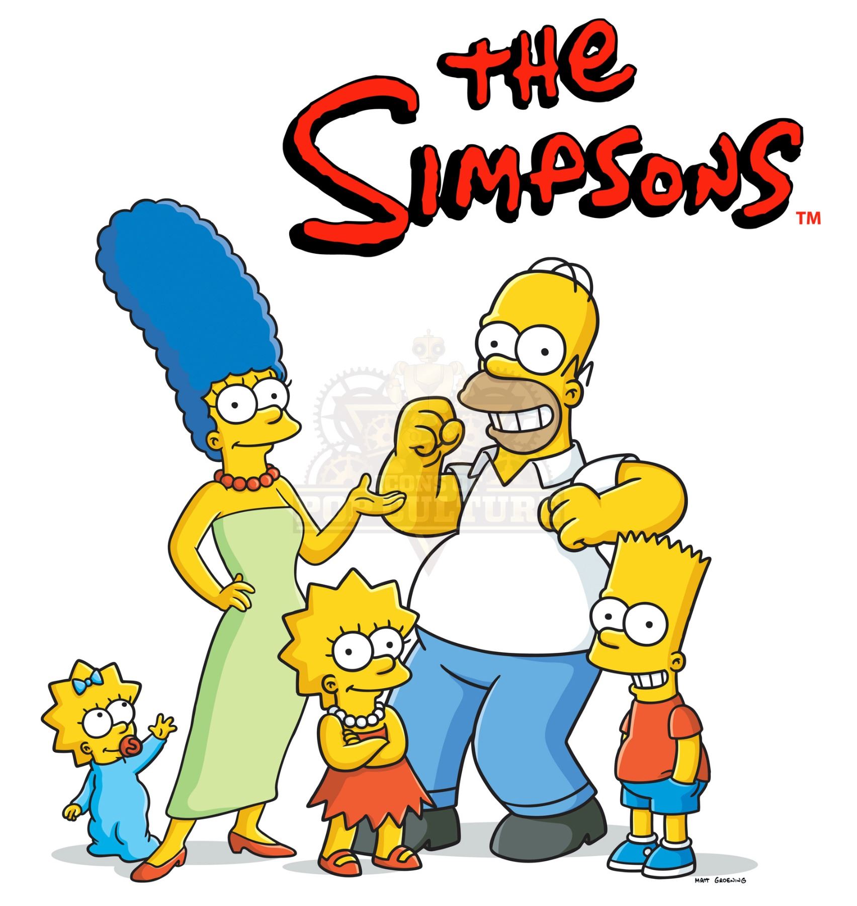 Simpsons The Tv Original Homer Bart Simpson Animation Cel
